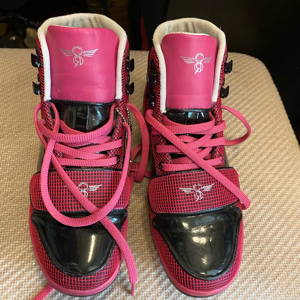 Creative rec sneakers pink black 6L